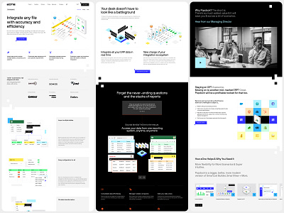 eOne - Solutions Pages app b2b colors dashboard data lake features illustration logo product product desgin product visuals saas solutions typography ui ux web web app website design