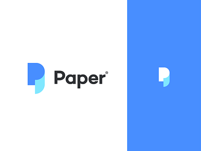 Paper branding flat font identity letters logo logotype paper simple type